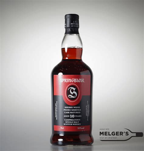 Springbank 10 Years PX 70Cl Melgers Wijn En Dranken