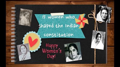 Women Who Shaped The Indian Constitution Youtube