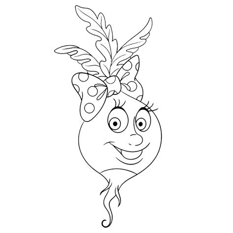 Раскраски Редис - распечатать бесплатно