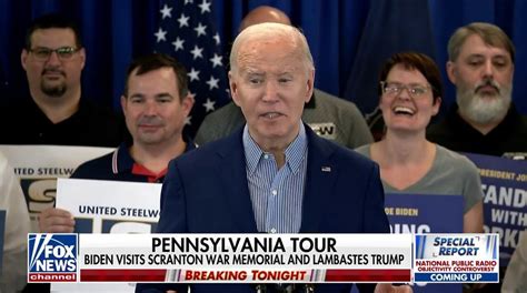 Biden Dismisses Reporter Seeing A Lot Of Trump Signs In Pa Youre