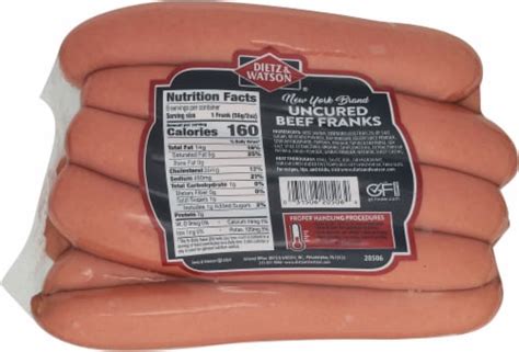 Dietz And Watson Natural Casing Ny Brand Beef Franks 16 Oz Pick ‘n Save