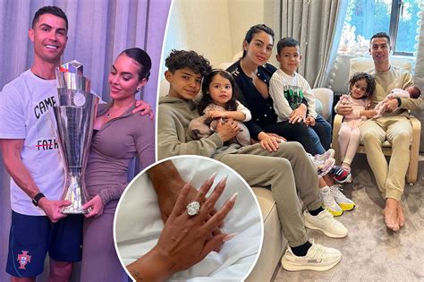 cristiano ronaldo engaged  georgina rodriguez   years  dating