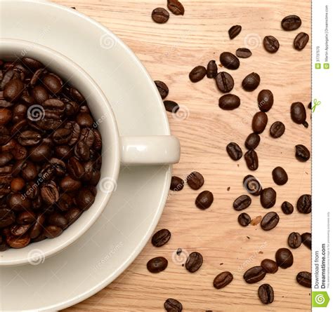 Coffee Cup And Beans Stock Photo Image Of Natural Fresh