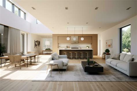 Modern minimalist home interior design,Generative AI. 30604186 Stock ...