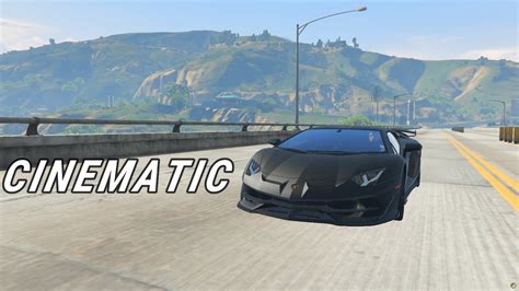 Lamborghini Aventador Svj Gta V Cinematic Youtube