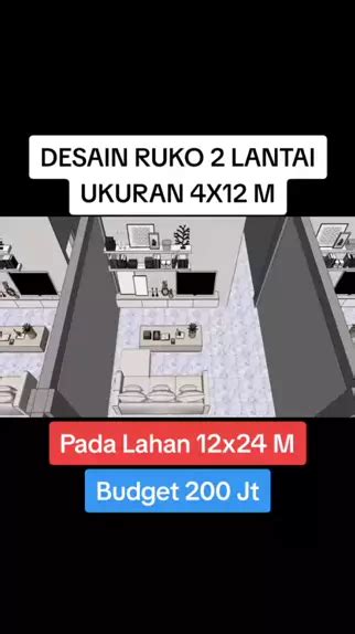 Desain Ruko X M Budget Juta Arsiteksumba Desainruko Desainrumah