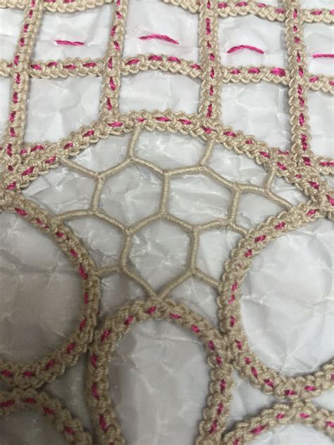 Tutorial Macrame Rumeno Point Lace Laseta Pizzo Rinascimento Uncinetto