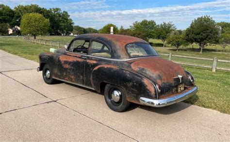 Post War Patina 1950 Chevrolet Styleline Deluxe Barn Finds