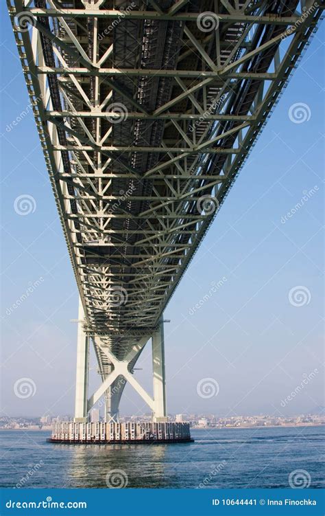 Akashi bridge stock image. Image of kinki, blue, design - 10644441