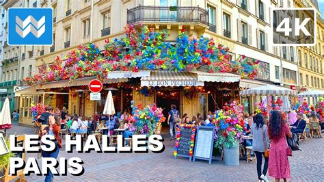 K Ch Telet Les Halles Shopping District In Paris France Walking