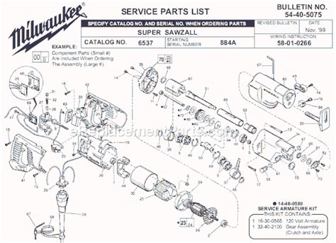 Milwaukee Model Diagram