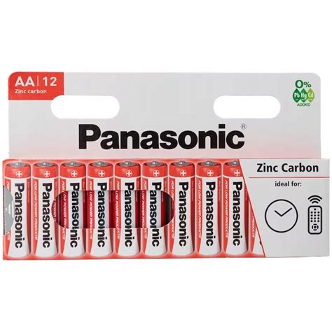 Baterie Cynkowo Węglowe Panasonic Aaa 12 Sztuk Panasonic Sklep