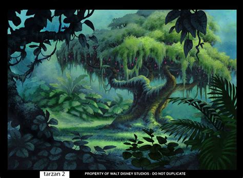 ArtStation - YOHALIN bernard production background on the feature film TARZAN 2 for WALT DISNEY ...