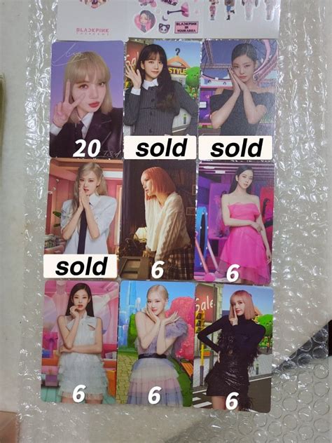 Wts Wtt Blackpink The Game Ost The Girls Photocard Jisoo Jennie Rose