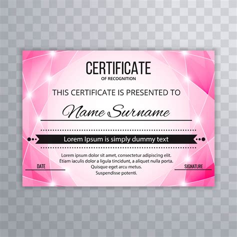 Elegant certificate template background design vector 238957 Vector Art ...