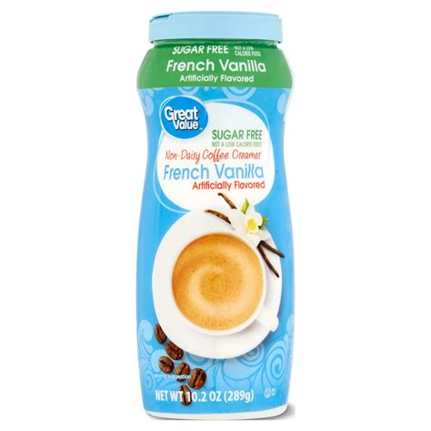 Great Value Sugar-Free French Vanilla Non-Dairy Coffee Creamer | Fig App