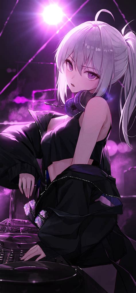 The Big Imageboard Tbib 1girl Ahoge Backlighting Bare Shoulders Black Jacket Black Shirt