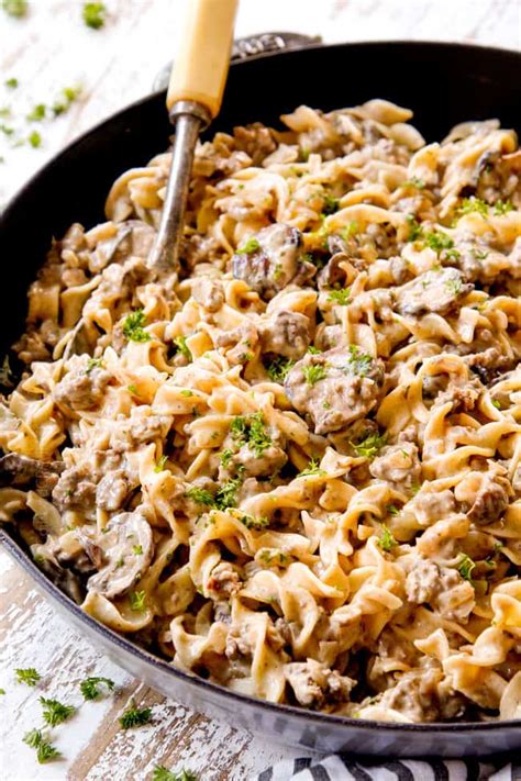 Beef Stroganoff Recipe With Ground Sour Cream Besto Blog