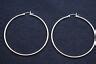 925 Sterling Silver Italian Hoop Plain High Polish Earrings 3 Mm Domed