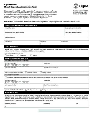 Fillable Online Cigna Direct Unit Form Fax Email Print PdfFiller