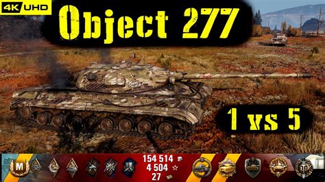 World Of Tanks Object 277 Replay 10 Kills 8 4k Dmg Patch 1 7 0 Youtube