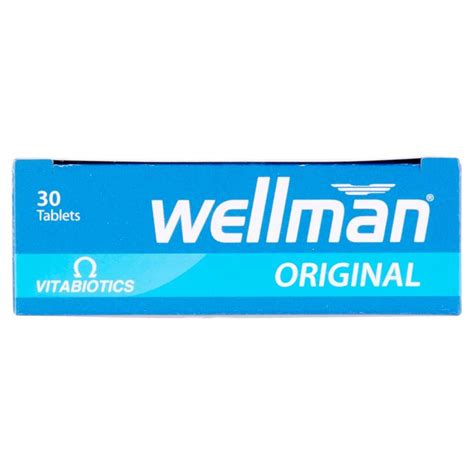 Vitabiotics Wellman Original 30 Tablets Health Plus Living