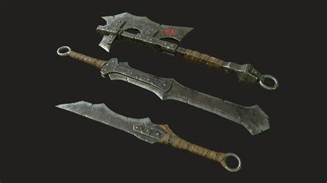 orc weapons set :: Behance