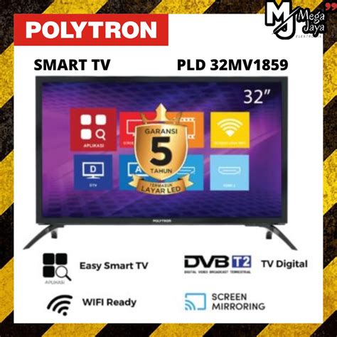 Jual SMART TV POLYTRON 32 INCH PLD 32MV1859 POLYTRON 32MV1859