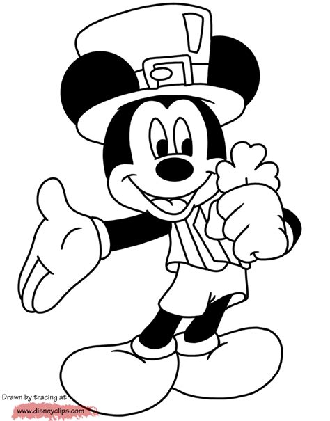 Disney St Patrick S Day Coloring Pages