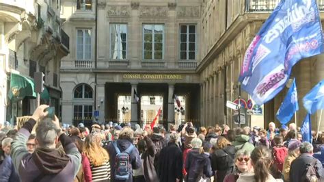 Protestas En Francia Antes De Decisión Clave Sobre La Reforma De Las Pensiones Afp Youtube