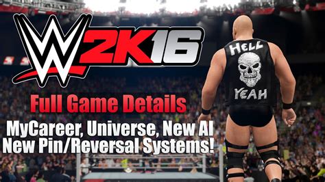 Wwe 2k16 News New Features Modes Etc Full New Details Youtube