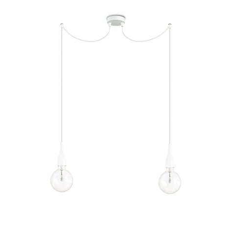 Minimal Sp Matt White Pendant Lamp By Ideal Lux Lighting