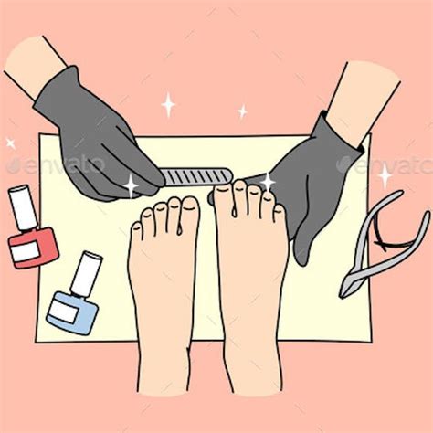 Pedicure Graphics Designs And Templates Graphicriver