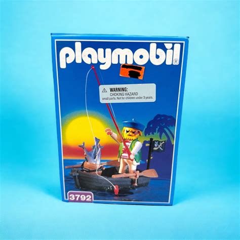 Playmobil vintage 3792 1996 pêcheur pirate avec barque à rames Etsy