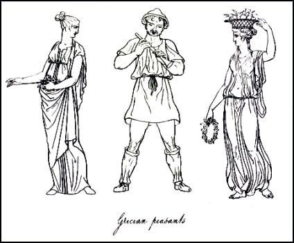 Ancient Greek Costume History Men | Grecian mens battle Dress.