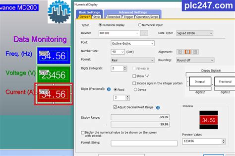 Mitsubishi HMI Modbus RTU Inovance MD200 Tutorial Plc247