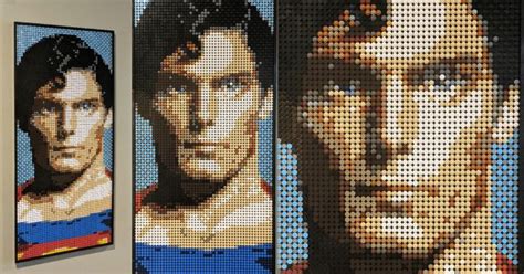 Superman Mosaic | The Brothers Brick | The Brothers Brick