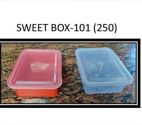 Mayur Red And White Sweet Packaging Box 250 Gms Size Small At Rs 7