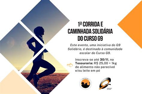 Corrida E Caminhada Solid Ria Do Curso G Ser Em Not Cias