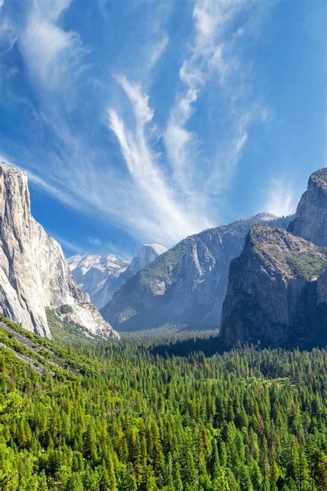 El Capitan Mountain In Yosemite National Park Stock Image Image Of