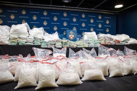 Toronto Police Make Historic Bust Of 671 Kilograms Of Illicit Drugs