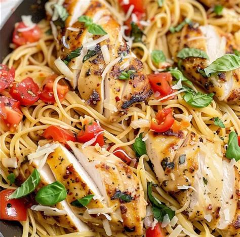 Bruschetta Chicken Pasta Recipe – Foodyhealthylife