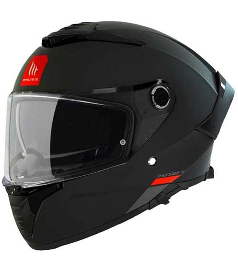 CASCO MT HELMETS THUNDER 4 SV A1 NEGRO MATE