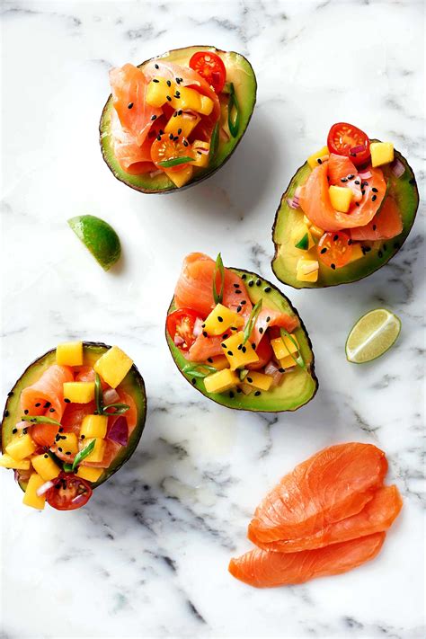 Smoked Salmon Avocado Salad