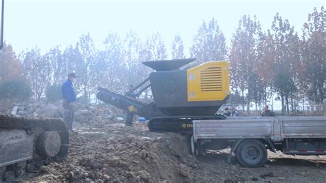 Monde Op50 Portable Concrete Crusher Mini Mobile Jaw Crusher Small