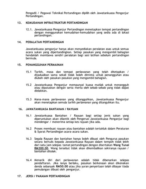 Peraturan Sukan Rakyat Hari Mara Pdf