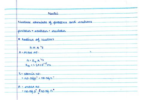 Solution Nuclei Cbse Class One Shot Studypool