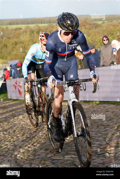 Joshua Dubau FRA In Action Mens Elite During The Uec Cyclocross