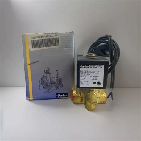 PARKER SOLENOID VALVE Pilot Operated 2 Way N C 12V DC