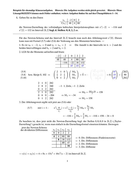 Klausuraufgaben Mathe Mit Loesungen Beispiele F Ur Ehemalige
